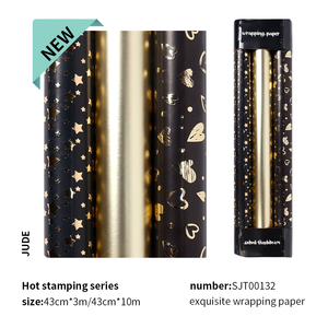 Wholesale Custom Gift <b>Birthday</b> Valentine's Day Party Wrap <b>Paper</b> Roll 43*300cm for Packaging <b>Wrapping</b> <b>Paper</b> - Product Image 6