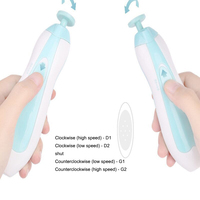 Nouvel Arrivage – Kit de Manucure Électrique Multifonctionnel en Acier Inoxydable pour Bébé avec Outils de Soin des Cuticules DIY