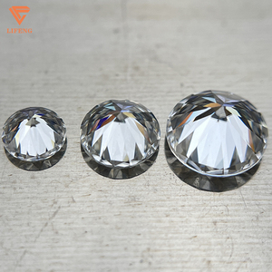 Moissanita Suelta al por Mayor, Piedra en Bruto Redonda, <span class=keywords><strong>Color</strong></span> D, Vvs1, 6.5mm, 1 Quilate, Anillo de Moissanita Blanca, Precio del Diamante Sintético por Quilate - Product Image 4