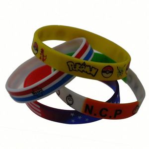 Bracelets en silicone personnalisés avec logo en creux, vente en gros directe d'usine, idéaux pour les fêtes - Product Image 3