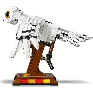 Bộ Phim ma thuật hedwiged cú Phượng Hoàng fawkeed con thú thần thánh 75979 khối xây dựng gạch 76394 mô hình động vật lắp ráp đồ chơi trẻ em Quà tặng