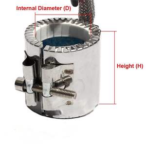 Calentador de Banda Cerámica GJWBAKS de 40 mm de Diámetro Interior, 30~45 mm de Altura, 110V/220V/380V, 170W-250W, Calentador Eléctrico - Product Image 2