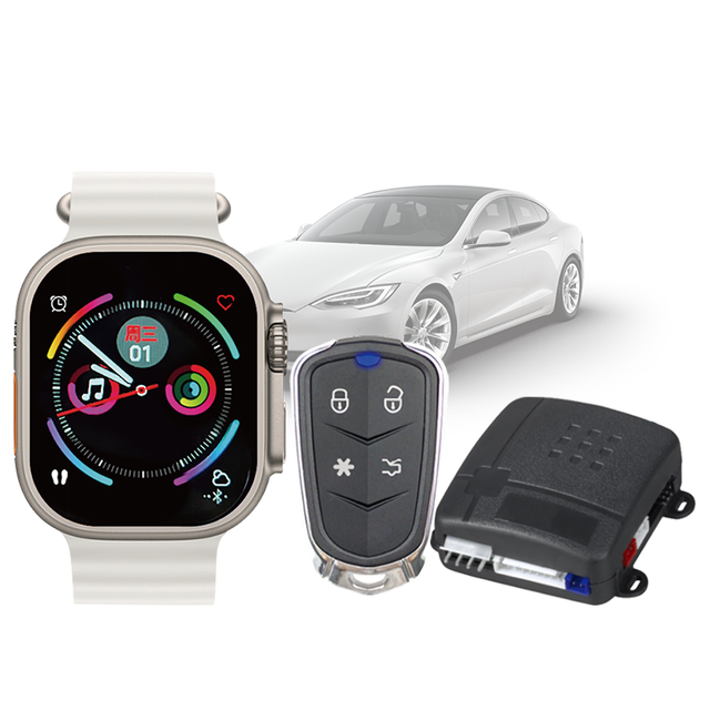 NTO Smart Watch Car Alarm System Wearable Remote Car Key Keyless Entry Remote Engine Start Central Lock Smartwatch Car Alarms