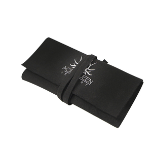 Bijoux en daim rouleau sac collier anneau boucle d'oreille pochette personnalisée en gros - Product Image 2