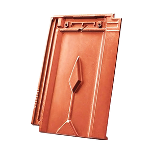 Tuile de toiture plate pressée à l'état humide, haute résistance, faible absorption d'eau, résistance au gel, tuile de toiture en argile, matériau ignifuge - Product Image 1