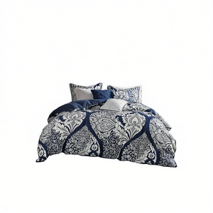 Ensemble de housse de couette 6 pièces, imprimé floral, style classique, literie pour usage domestique - Product Image 1