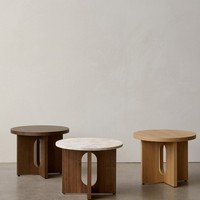 Table d'appoint moderne et élégante en bois massif, table basse, mobilier multi-usages pour salon, chambre, hôtel, usage domestique