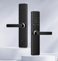 Installation facile, application Ttlock, serrure de porte intelligente numérique électronique sans clé, avec carte et mot de passe, pour maison, appartement, chambre