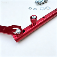 Support de fixation multifonctionnel en aluminium CNC pour guidon de moto avec miroir et kit complet de quincaillerie pour scooter