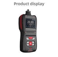 Détecteur de fuite de gaz portable TP100 multi-gaz (CH4/CO, GPL, ammoniac, chlore, méthane, acétylène) avec alarme