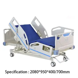 ราคาถูกห้าฟังก์ชั่น ICU เตียงโรงพยาบาลไฟฟ้าสำหรับผู้ใหญ่ Paient