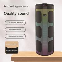 Altavoz Subwoofer para Exteriores V5.2 con Micrófono, 20W, Control Remoto, Construcción de Metal y Plástico, Gran Capacidad, para el Hogar