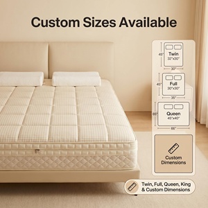 <span class=keywords><strong>Matelas</strong></span> à ressorts ensachés XIYUAN, mousse haute densité, hybride, écologique, hypoallergénique, durable, respirant, contemporain, pour hôtel et école - Product Image 6