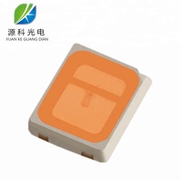 Puce Epistar SMD LED 2835 1600-1800K Ambre Jaune Blanc UV 0.2w 0.5w 3v Tension d'entrée pour Carlight et Skylight