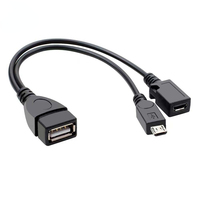 Cable Divisor en Y OTG para Transferencia de Datos, Compatible con Fire TV 3/2.ª Generación, Fire Stick, PC, Adaptadores y Extensor