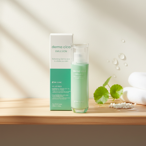 3W CLINIC DERMA CICA EMULSION Loción y Crema Facial 110ml con Ácido Hialurónico y Extractos de Centella Asiática para Todo Tipo de Piel K-beauty - Product Image 3