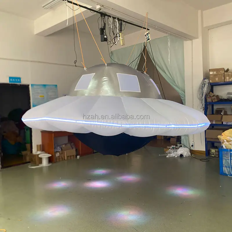 UFO gonflable, modèle de vaisseaux spatiales, en LED, pour la publicité