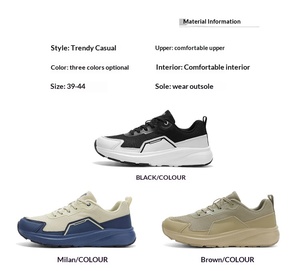 Chaussures de course et baskets en maille respirantes et souples pour hommes et femmes, à coupe <span class=keywords><strong>large</strong></span> et talon haut, idéales pour l'été et les activités décontractées - Product Image 6