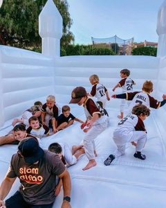 Château gonflable de luxe commercial tout blanc pour mariage, château gonflable pour enfants, maison de rebond gonflable blanche - Product Image 5