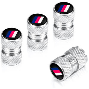 Capuchons de <span class=keywords><strong>valve</strong></span> de <span class=keywords><strong>pneu</strong></span> en alliage d'aluminium avec logo personnalisé pour valves Schrader, ajustement universel, couvre-tiges de <span class=keywords><strong>pneu</strong></span> de voiture, nouveauté - Product Image 2