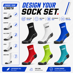 Custom <b>Socks</b> Manufacturer Wholesale OEM ODM Logo Cotton Sports Crew Ankle <b>Socks</b> Men Athletic <b>Running</b> Tennis Breathable Quality - Product Image 3