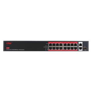 Switch PoE Gigabit No Estándar con 16 Puertos RJ45 de 10/100M + 2 Puertos Uplink de 10/100/1000M y 1 Puerto de Fibra SFP de 1000M - Product Image 4