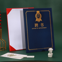 Carpeta de Cartón para Diploma de Graduación A4 con Logotipo Personalizado en Lámina, Cubierta para Certificado