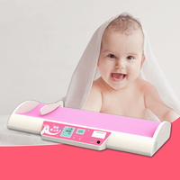 Báscula digital ultrasónica de altura y peso para bebés, medición completamente automática, báscula electrónica para bebés recién nacidos