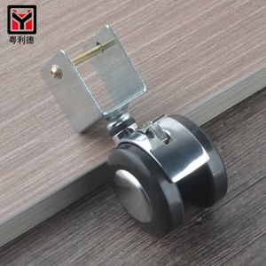 Rueda Giratoria de Poliuretano Silenciosa con Placa de Montaje de 2 Pulgadas, de Aleación de Zinc, para Muebles Yue Lide - Product Image 2