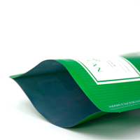 ZHONGBAO Sachet personnalisé imprimé à trois soudures avec encoche pré-découpée à ouverture facile, disponible en finition mate ou brillante pour masque facial