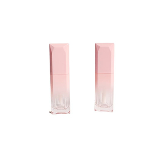 <b>Square</b> Gradient Pink <b>Plastic</b> Lipgloss Tube Custom Logo 2ml Non Spill PP Lip Gloss <b>Container</b> Packaging Liptint Bottles - Product Image 5
