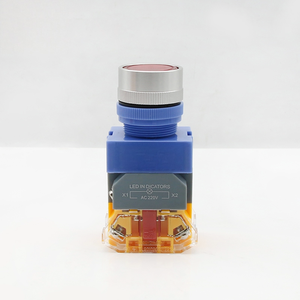 Interrupteur à bouton en plastique LAY37-11BN 22mm 1NO1NC, 10A 600V, bouton à réinitialisation automatique avec lumière, frais de port non inclus - Product Image 3