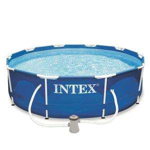 Durable Above <strong>Ground</strong> <strong>Pool</strong> <strong>INTEX</strong> 28202 Metal Frame Round Swimming <strong>Pool</strong> - Product Image 4