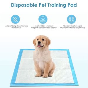 Tapis pour animaux de compagnie avec autocollants aux coins 60x60, tapis pour chiens, tapis d'apprentissage pour chiots, tapis jetables pour chiens - Product Image 3
