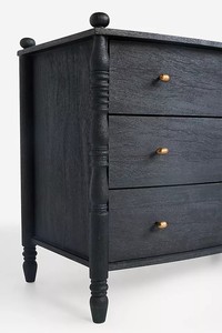 <span class=keywords><strong>Commode</strong></span> <span class=keywords><strong>noire</strong></span> en bois de placage d'acacia vintage personnalisée en usine avec <span class=keywords><strong>3</strong></span> <span class=keywords><strong>tiroirs</strong></span> - Product Image 5