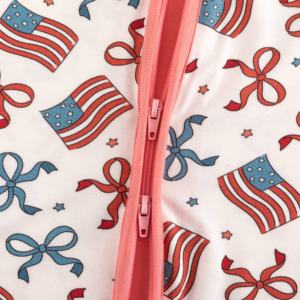 Conjuntos <span class=keywords><strong>de</strong></span> Ropa para Bebé Recién Nacido Miozing para el <span class=keywords><strong>Día</strong></span> <span class=keywords><strong>de</strong></span> la Independencia, <span class=keywords><strong>de</strong></span> 0 a 3 Meses para Niñas, Productos <span class=keywords><strong>de</strong></span> Bambú Elásticos <span class=keywords><strong>en</strong></span> 4 Direcciones, <span class=keywords><strong>en</strong></span> Stock - Product Image 4