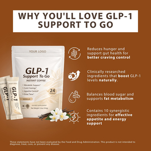 Suplemento Dietético en Polvo <span class=keywords><strong>de</strong></span> <span class=keywords><strong>Café</strong></span> Instantáneo GLP-1 <span class=keywords><strong>de</strong></span> Marca Privada para el Control del Apetito y el Equilibrio Intestinal, Certificado por GMP - Product Image 4