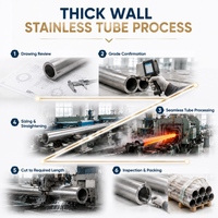 Komponen Tabung Baja Tahan Karat Kustom CNC Milling Turning Tapping Dipoles & Dipasifkan untuk Pembuatan Mesin