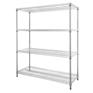 Giá để đồ bằng kim loại 5 tầng <span class=keywords><strong>NSF</strong></span> có thể điều chỉnh, kệ để đồ nhà bếp, phòng tắm, phòng giặt, tủ đựng đồ, kệ trưng bày bằng lưới - Product Image 4