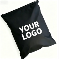 Sacs d'emballage pour vêtements avec fermeture éclair, impression de logo personnalisée, mat, transparent, plusieurs tailles