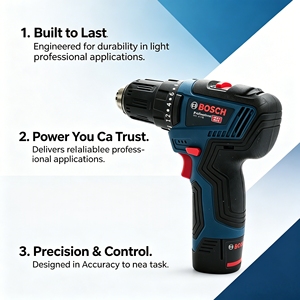 Trapano Elettrico <span class=keywords><strong>Bosch</strong></span>-GSB 12V-30 Professional, Avvitatore Senza Fili, Multifunzione, per Uso Domestico, Cacciavite, Fai-da-Te - Product Image 6