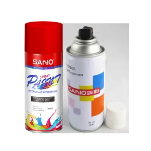 SANVO OEM Wholesale price aerosol spray paint Metallic Spray Paint for DIY and car wood ABS substrates spray paint