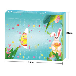 Caja Sorpresa de Pascua 2023, Juguete Antiestrés, Huevos de Pascua para Niños, Huevos de Espuma Brillantes y Coloridos, Conejito de Pascua - Product Image 2