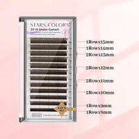 Échantillon Gratuit – Fournitures de Cils Individuels en Faux Vison à Marque Privée Personnalisée – Plateaux de Cils Volume Classique en Cachemire pour Extensions de Cils