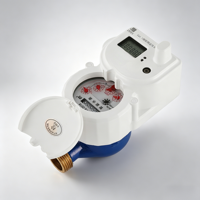 Compteur d'eau intelligent prépayé numérique 4G Cat.1 MBus IoT en laiton avec contrôle de vanne à distance, lecture intelligente, étanche IP68 DN15-DN200