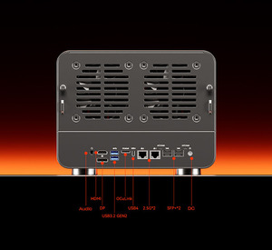 PC de Escritorio NAS WTR MAX R7 PRO 8845HS de 11 Bahías, Directo de Fábrica, Almacenamiento en la Nube Habilitado para Empresas y Uso Doméstico, USB4, Memoria ECC - Product Image 6