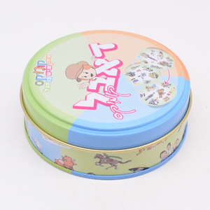 Tùy Chỉnh In Ấn Rỗng Vòng Kim Loại Hộp Bạc Hà Kẹo Sô Cô La Tin Có Thể Tại Chỗ Nó Bảng Hội Đồng Quản Trị Trò Chơi Chơi Thẻ Hộp Thiếc - Product Image 1