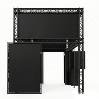 Estructura de Aluminio para Iluminación de DJ Móvil de 290*290, Soporte de Alta Calidad para Iluminación de DJ, Estructura de Exhibición para Eventos al Aire Libre