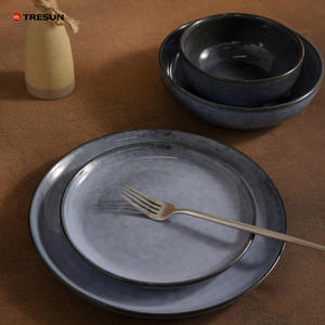 Juego de Vajilla de Gres Amarillo con Esmalte Reactivo para Uso Diario, con Juego de Tazas, 16 Piezas, Diseño Nórdico y Rústico, <span class=keywords><strong>Regalo</strong></span> Empresarial - Product Image 5