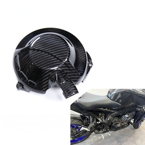 ฝาครอบเครื่องยนต์คาร์บอนไฟเบอร์3K สำหรับยามาฮ่า MT09 FZ09 4th รุ่น2024 2025 - Product Image 1